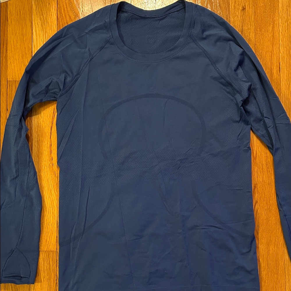 lululemon athletica royal blue Long Sleeve Tee